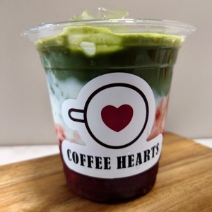 Iced Strawberry Matcha Latte